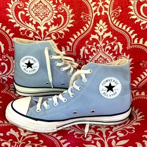 Converse 10 size Wemens light blue wore twice in good condition